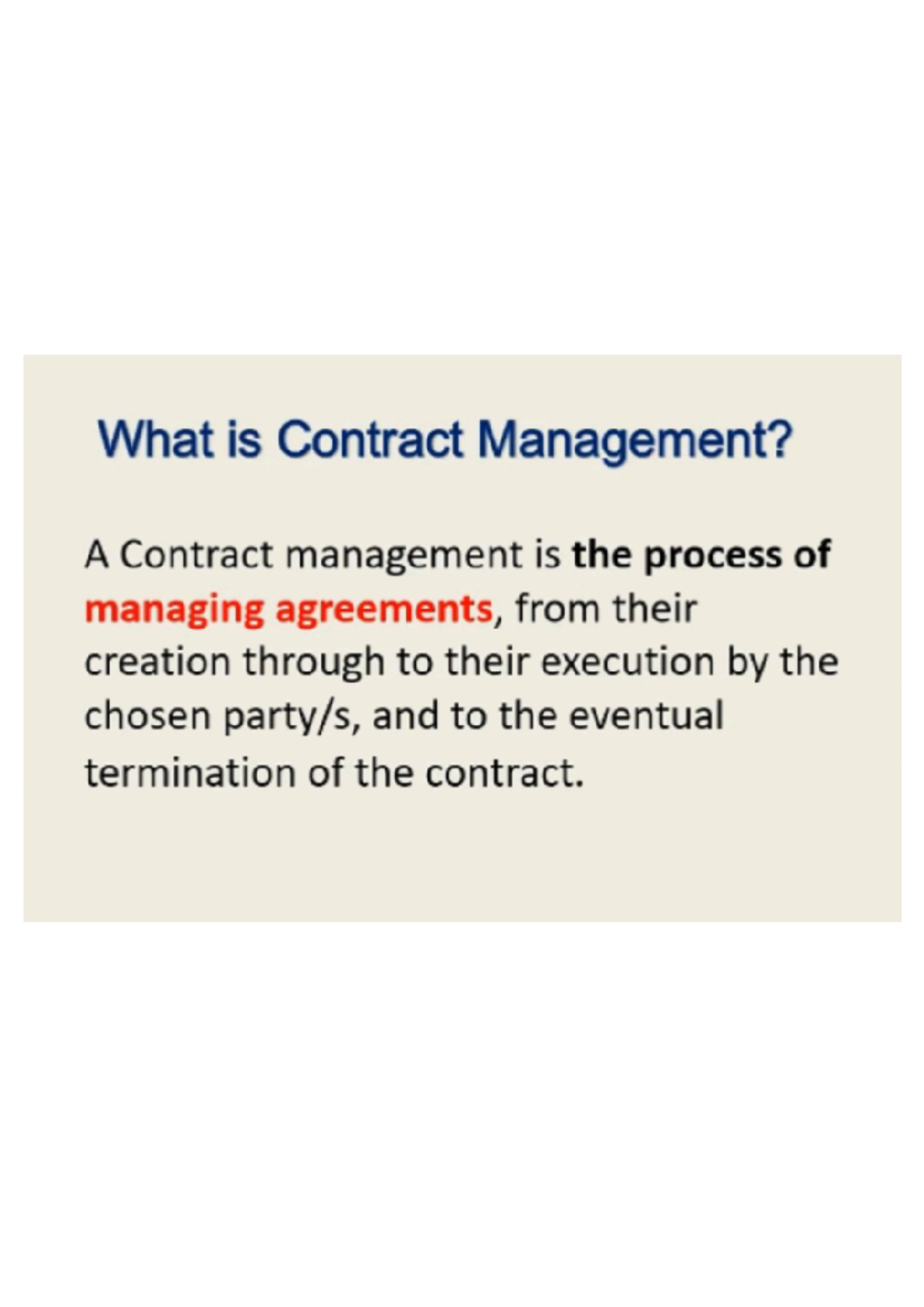 Contract management all - B-Tech Civil Engineering - Studocu