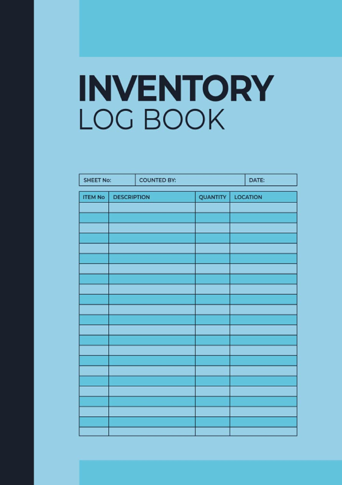 Epub Inventory Log Book: Inventory Tracker Notebook | Inventory Log ...