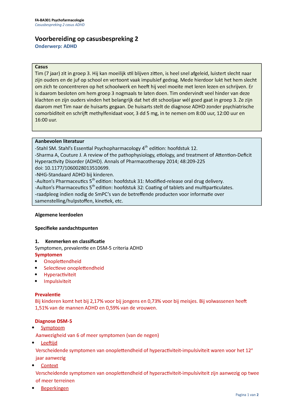 adhd dsm 5 criteria