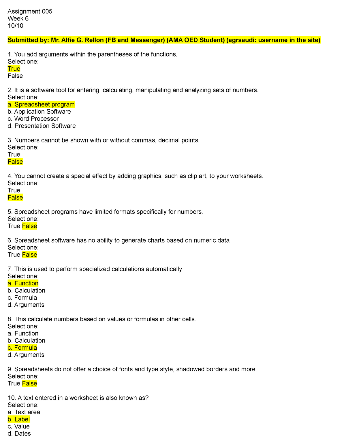 information system assignment questions