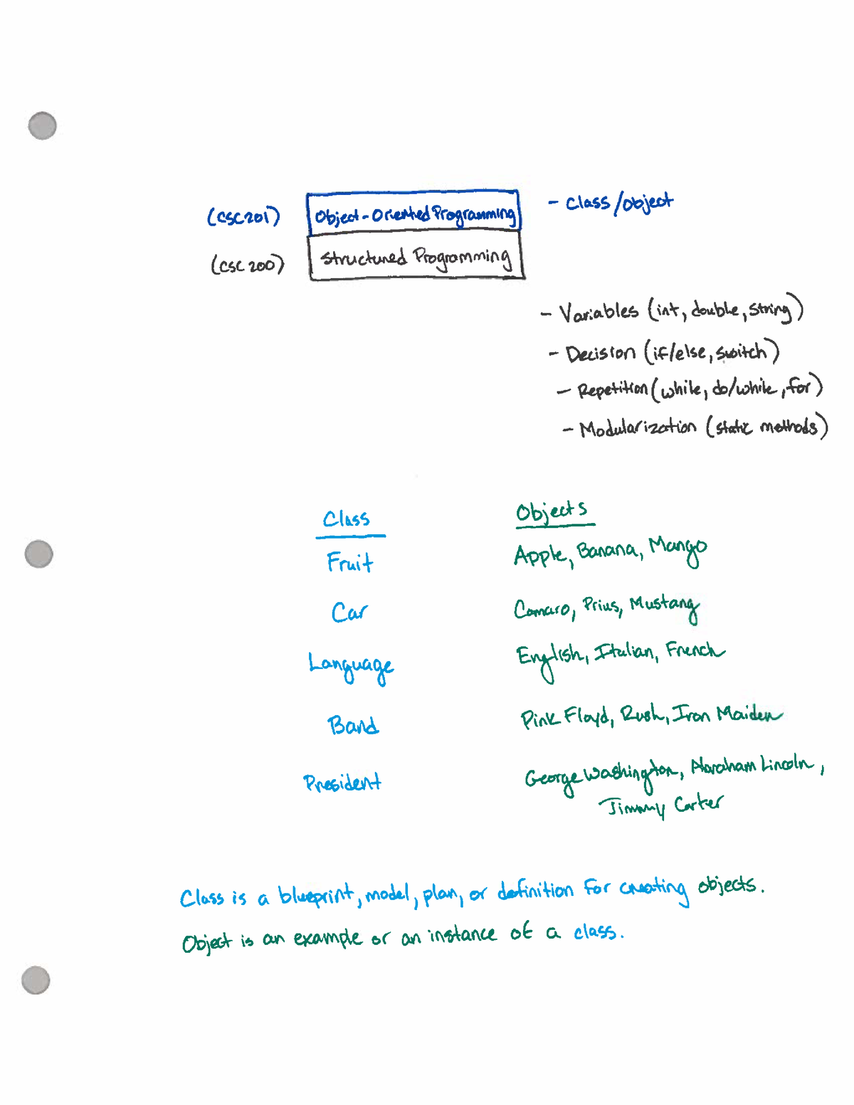 CSC201 - Lecture Notes For Cs201 - ENGH 302 - Studocu