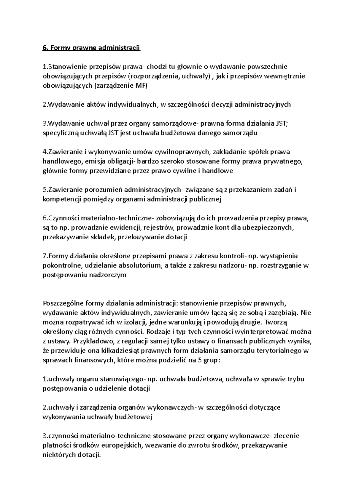 Formy Prawne Administracji - 6. Formy Prawne Administracji 1 Przepisów ...