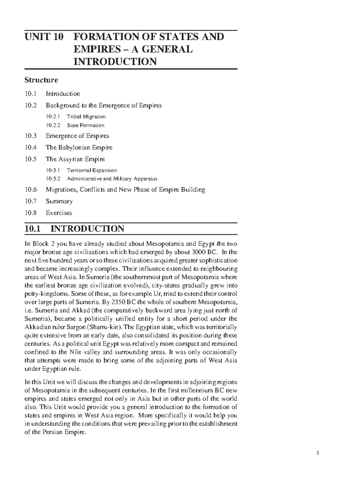 Unit-10 - UNIT 10 FORMATION OF STATES AND EMPIRES – A GENERAL ...