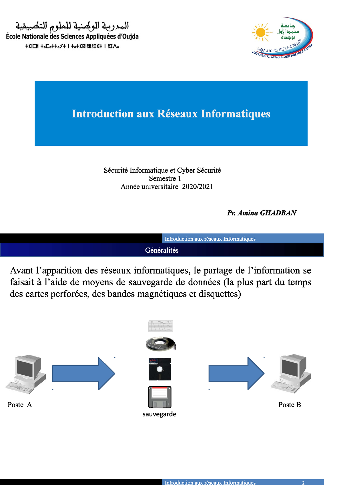 Introduction Aux Réseaux Informatiques - Réseaux Informatiques Et ...