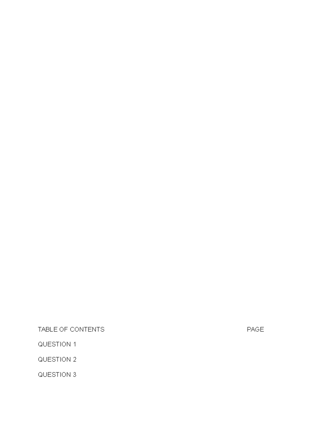 Analyzation of SABC and its underlying components - TABLE OF CONTENTS ...
