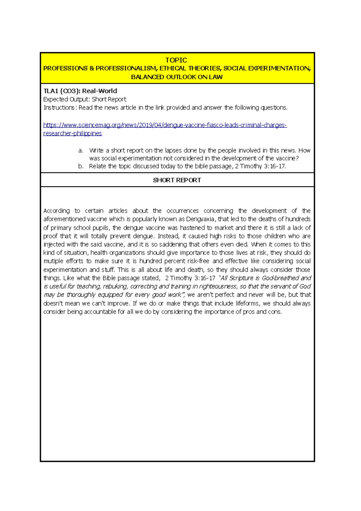 CpE Laws & Professional Practice TOPIC PROFESSIONS & PROFESSIONALISM
