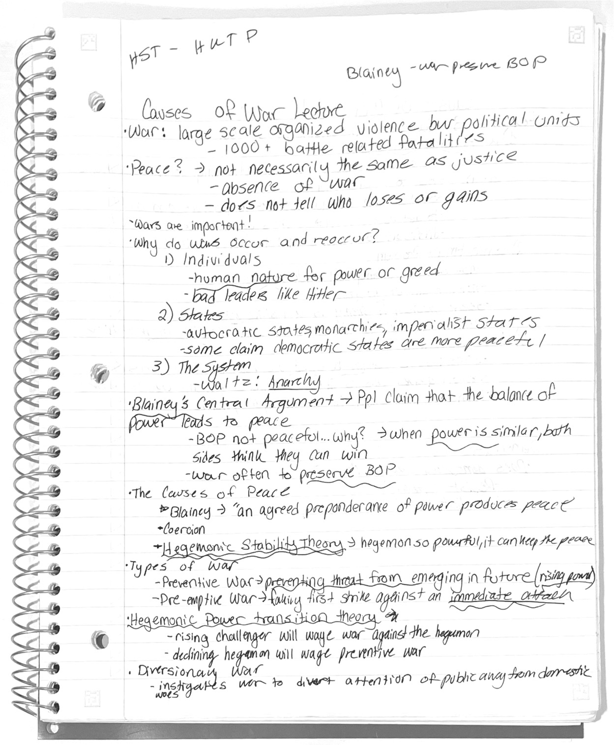 IR lecture notes - POL 230 - Studocu