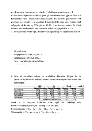 Formler Monopol Kapittel 9 Og 10 - Formler Monopol: Inntektsfunksjon: R ...