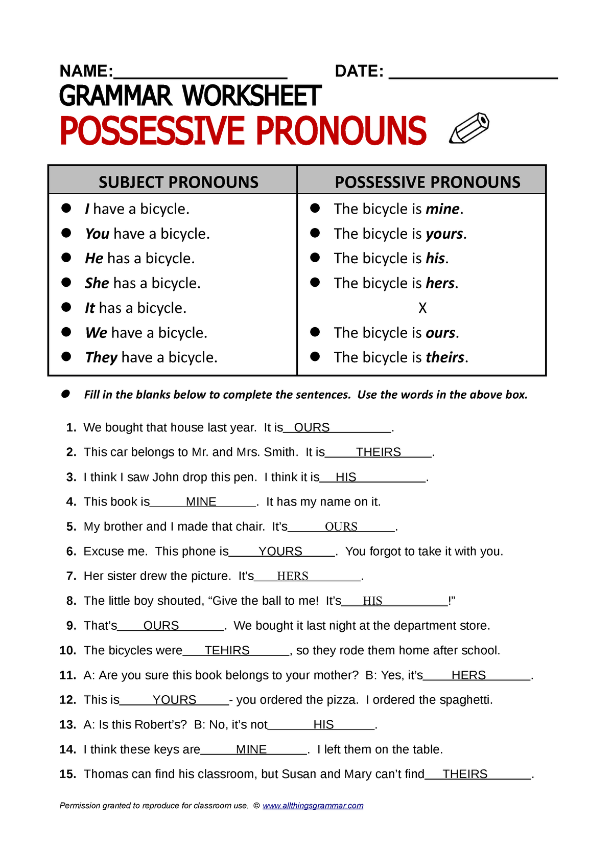 possesive-pronouns-ingles-ii-name-date-grammar-worksheet-possessive-pronouns-subject