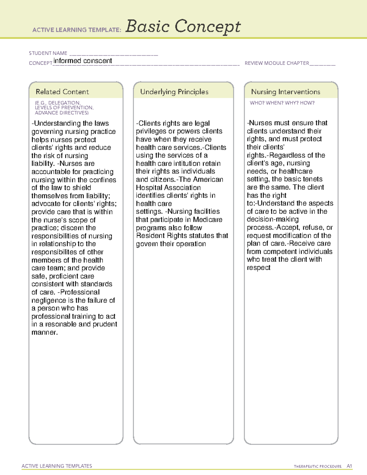 Informed concent ati template - NUR 448 - ACTIVE LEARNING TEMPLATES ...