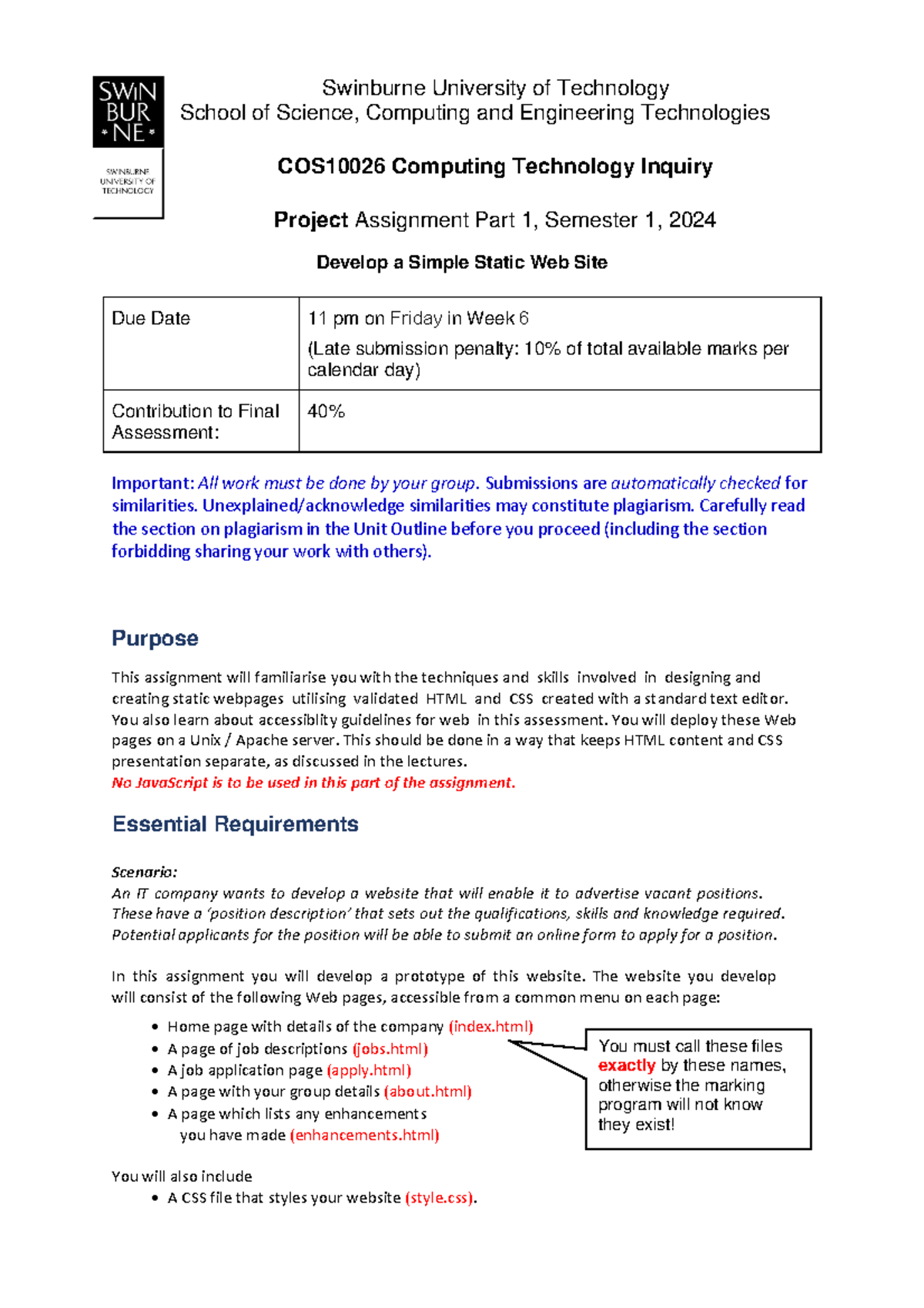 Cos10026 Assignment Part 1 1 1 1 2 Swinburne University Of Technology School Of Science Cos10026 Assignment Part 1 1 1 1 2 Swinburne University Of Technology School Of Science