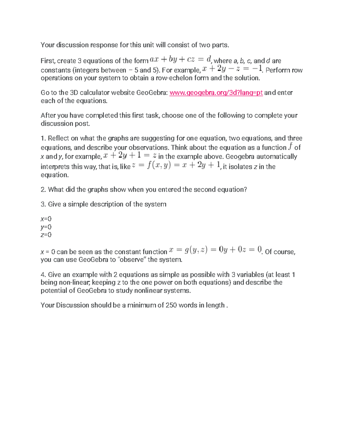 10339870 1 Math1201-dicussion-assignment-unit-6 - Your Discussion ...