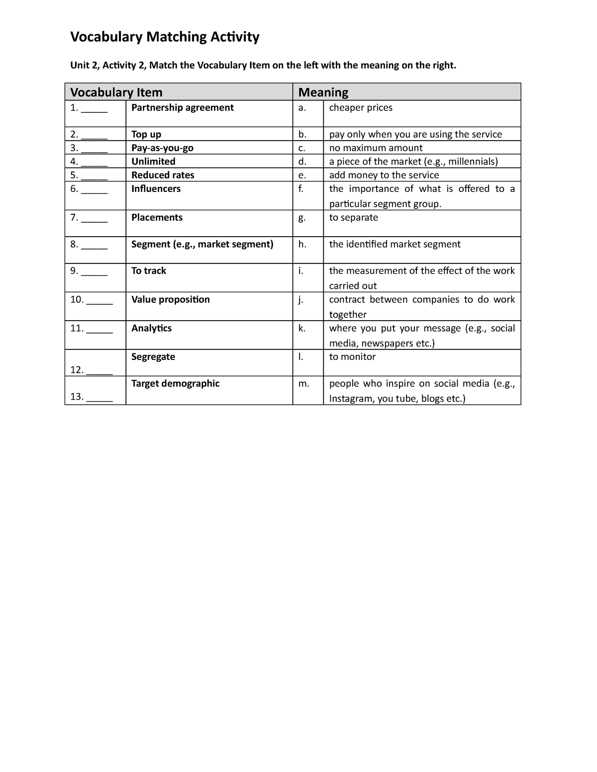 3-rf-p-vocabulary-matching-exercise-vocabulary-matching-activity