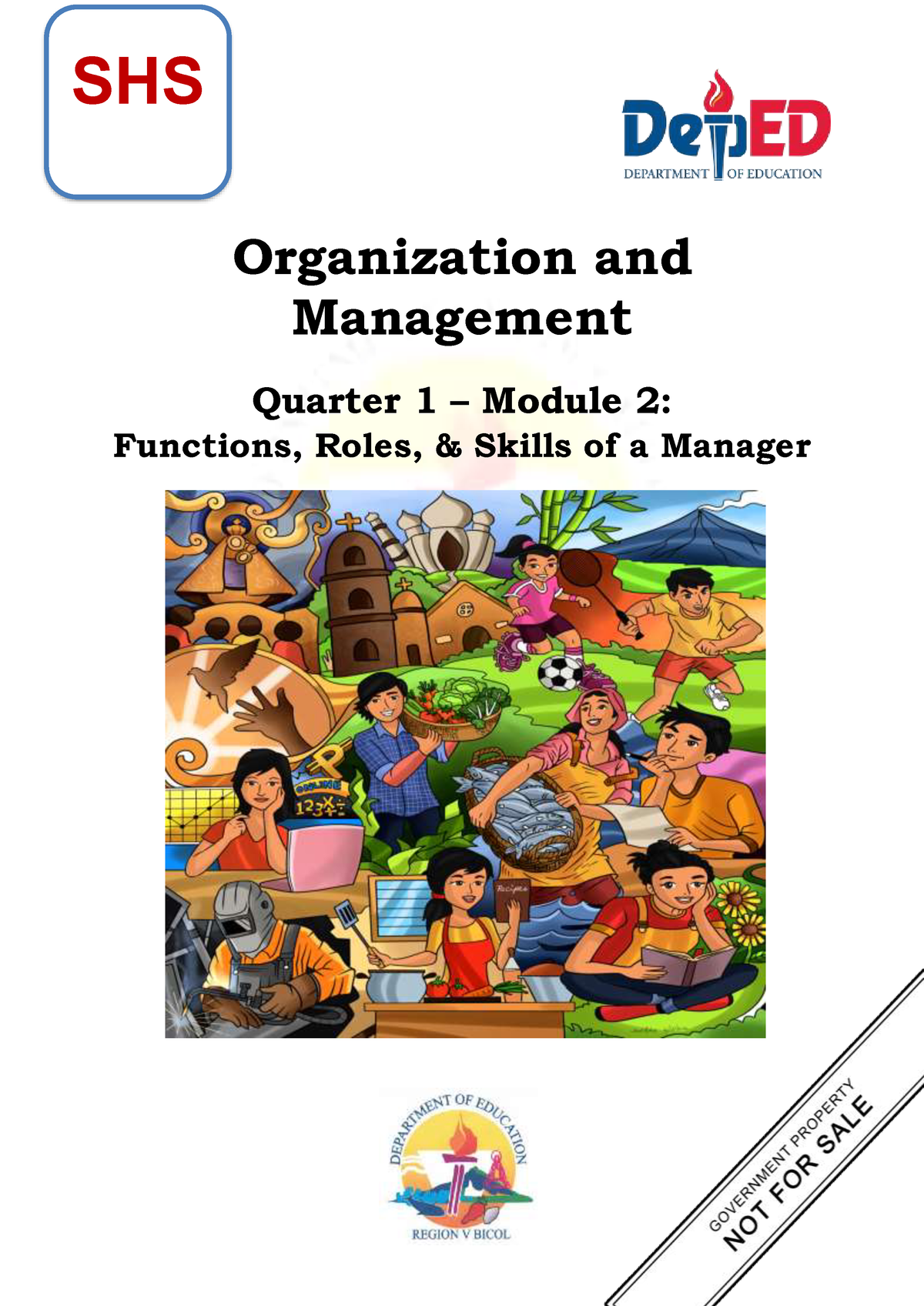 Org-And-Management M2 M3M36Bg Hgyd - Organization And Management Quarter 1  – Module 2: Functions, - Studocu