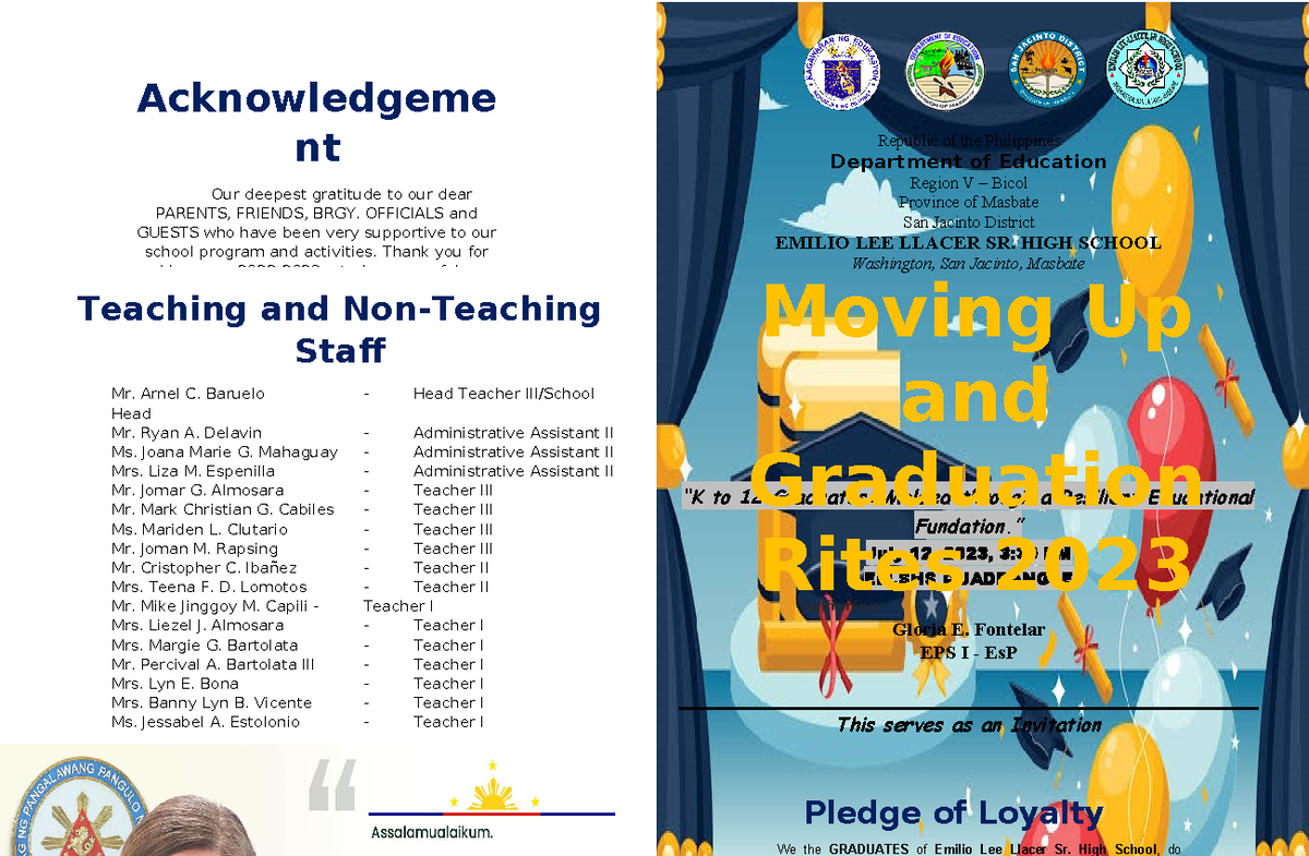 Invitation-2023 - Invitation - ####### Republic of the Philippines ...