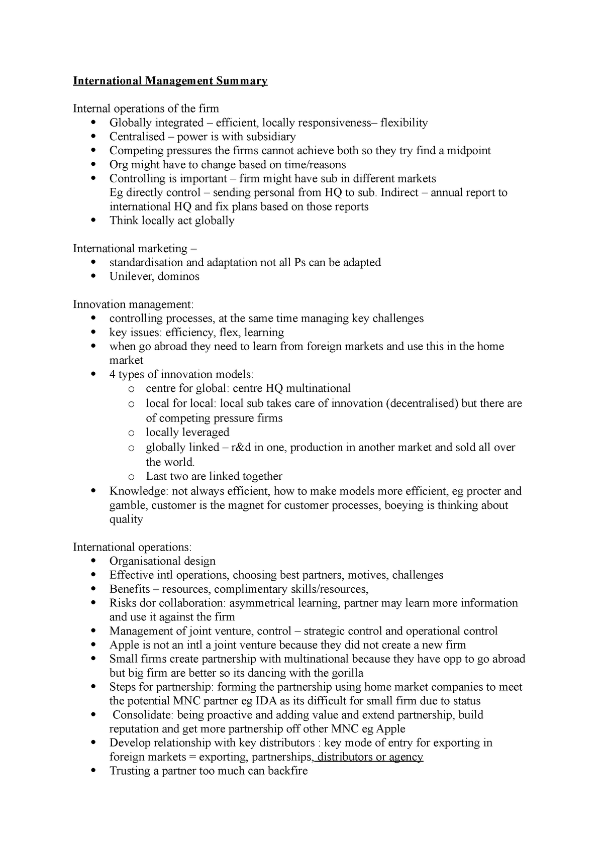 international-management-summary-international-management-summary