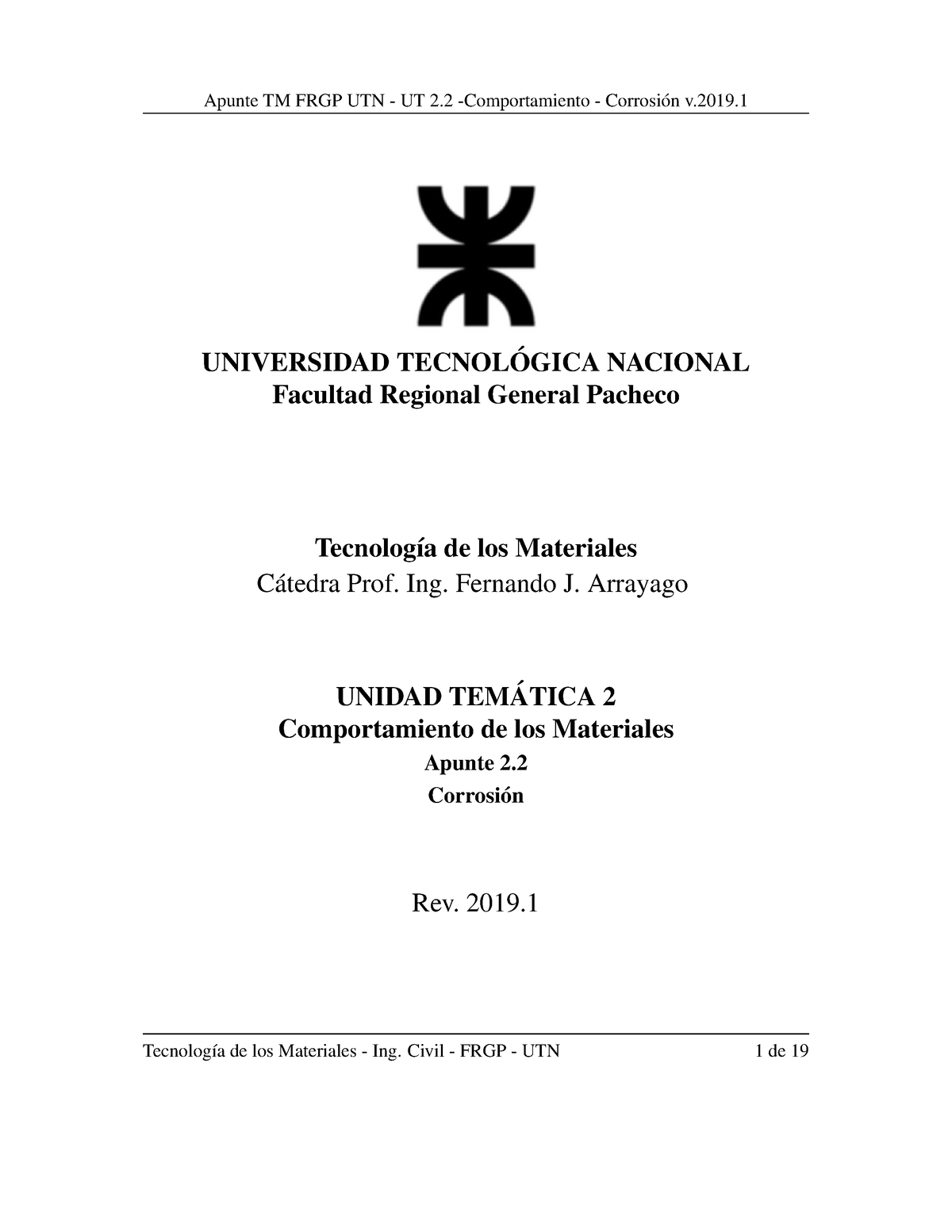 Apunte TM FRGP UTN - UT 02.2 - Comportamiento - Corrosión V ...