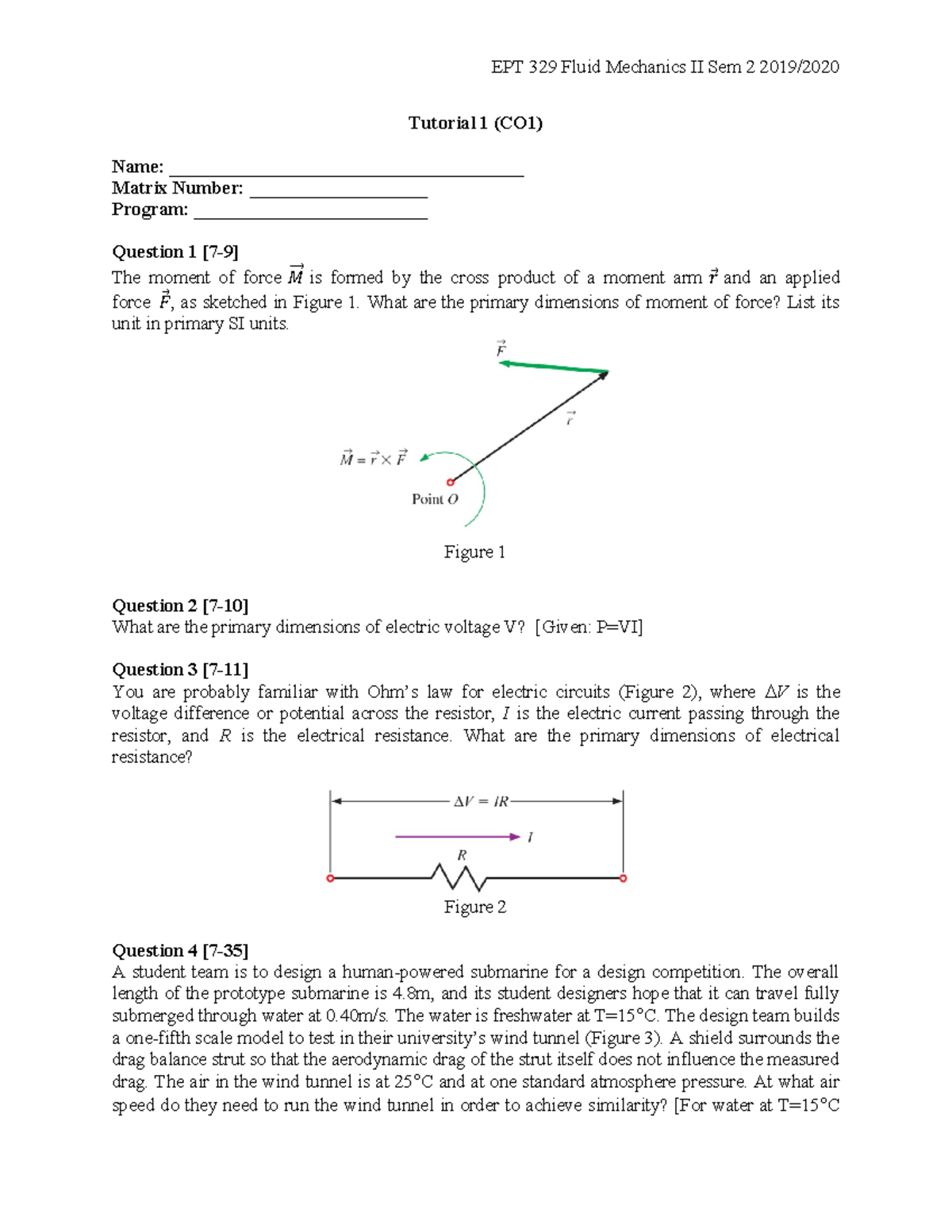Tutorial 1 (CO1) - Solution - Warning: TT: undefined function: 32 ...