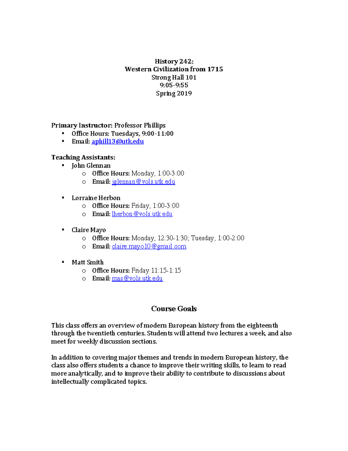 History+242+Spr2019 +Syllabus - **History 242: Western Civilization ...