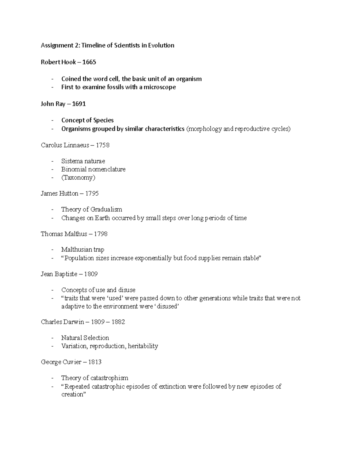 Kent State University - ANTH 18630 Human Evolution - Assignment 2 ...