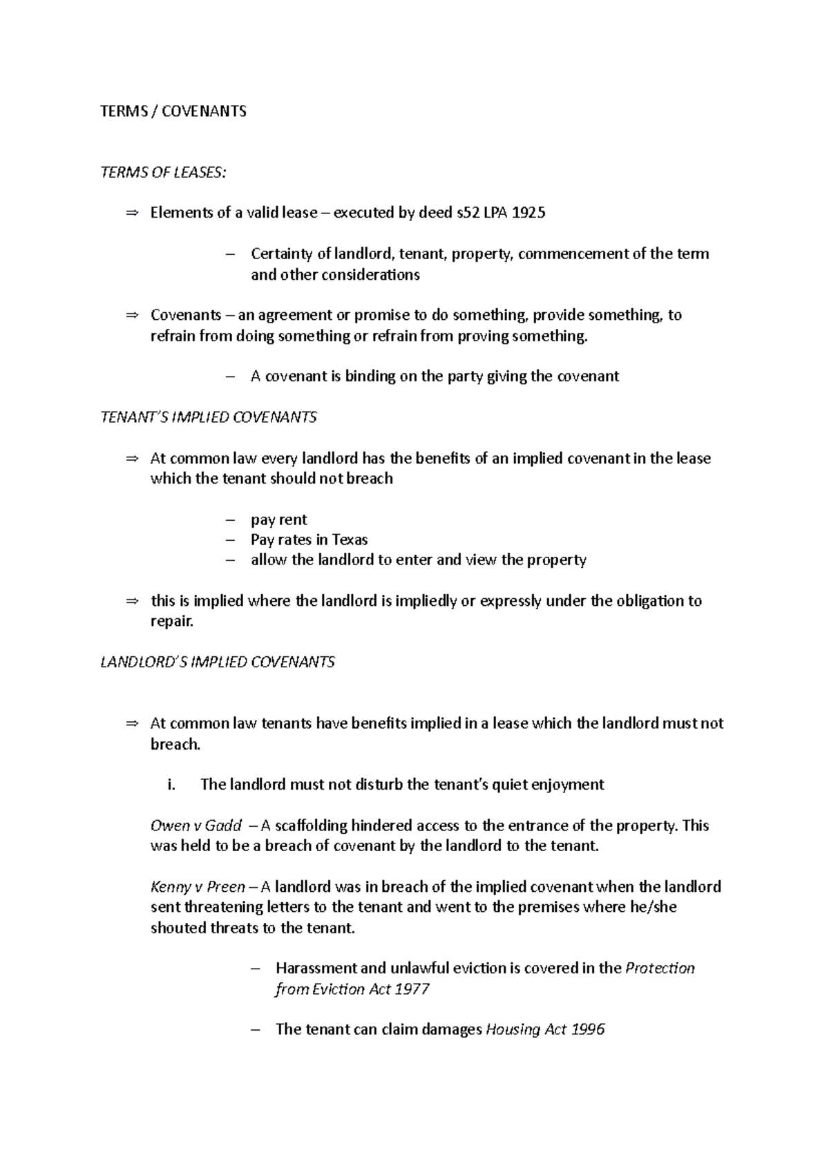 leases-exam-notes-2-terms-covenants-terms-of-leases-elements-of-a