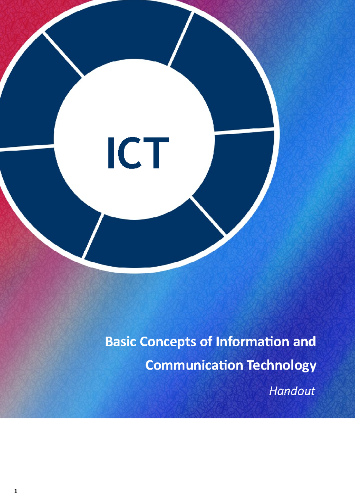 Handbook basic ict concepts - ICT Basic Concepts of Information and ...