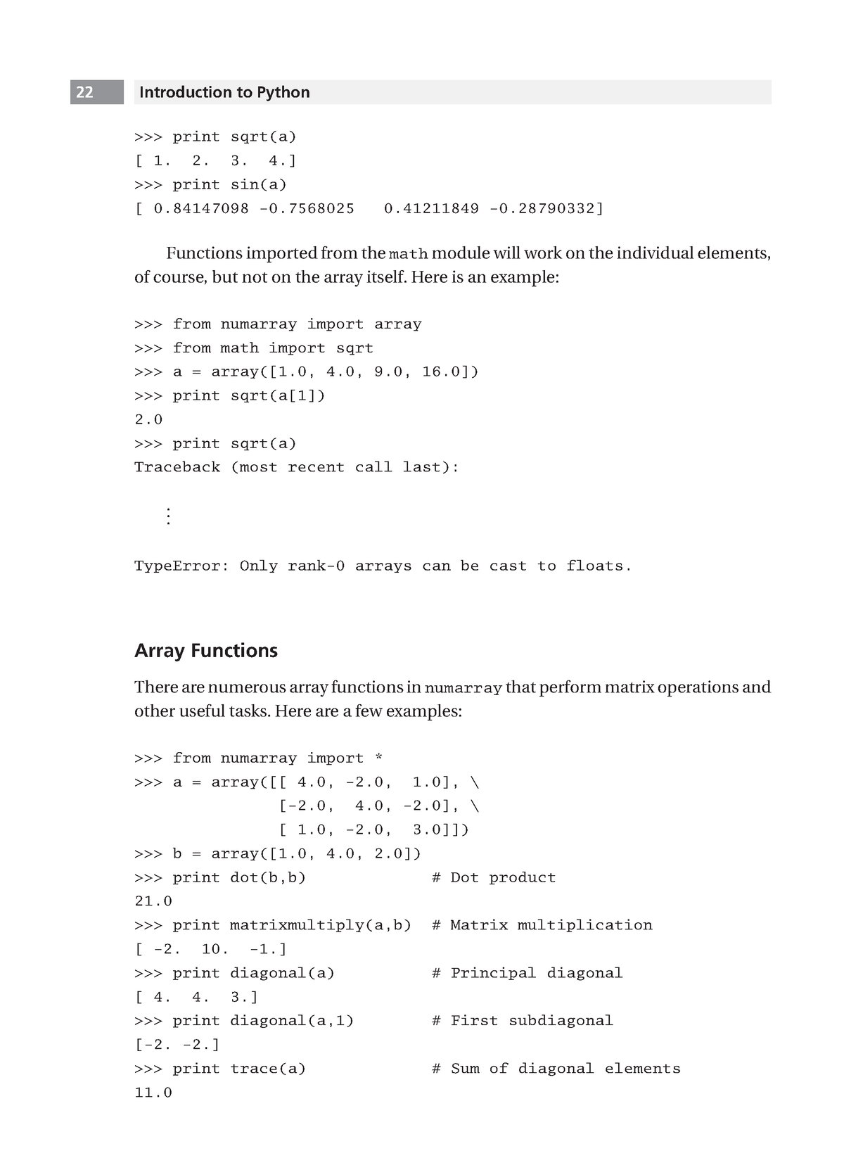 Numerical Method with Python11 22 Introduction to Python >>> print