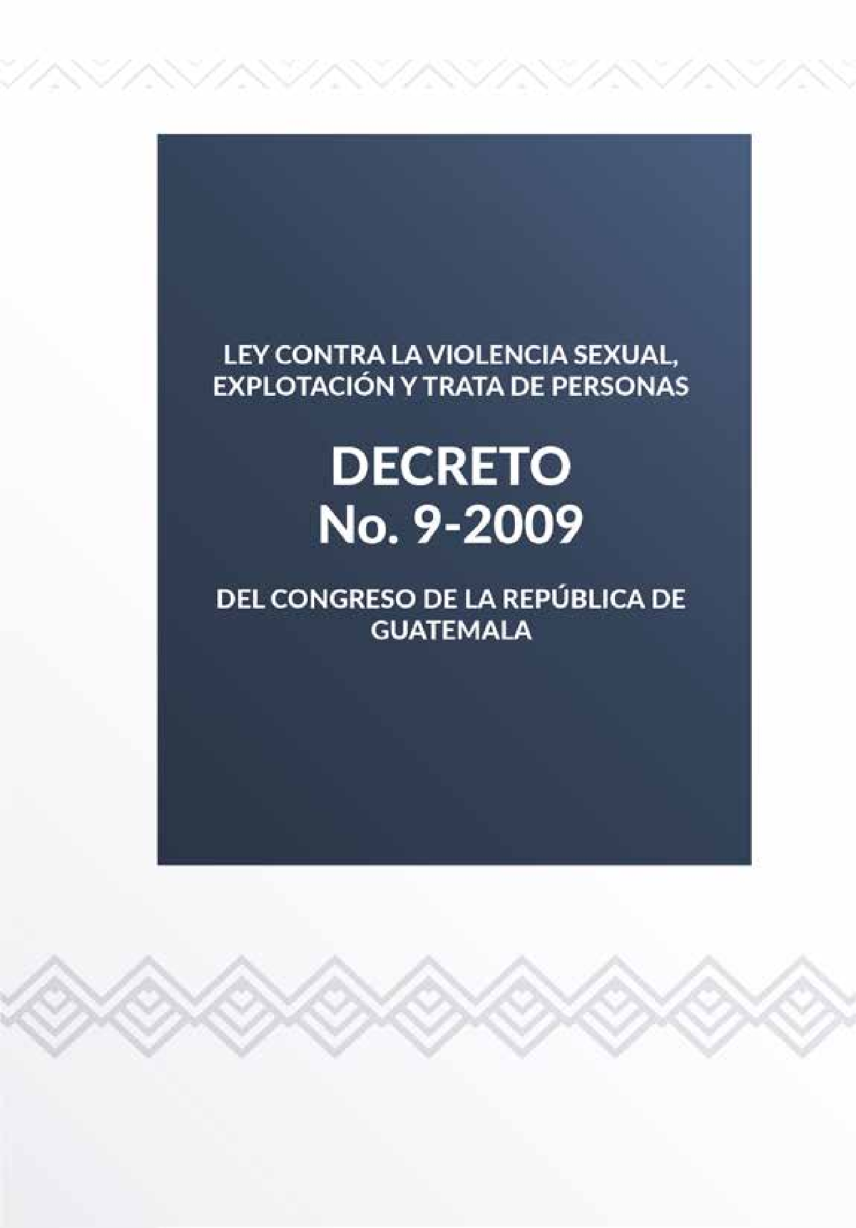 19 LEY- Contra-LA- Violencia- Sexual- Explotacion-Y- Trata-DE- Personas ...