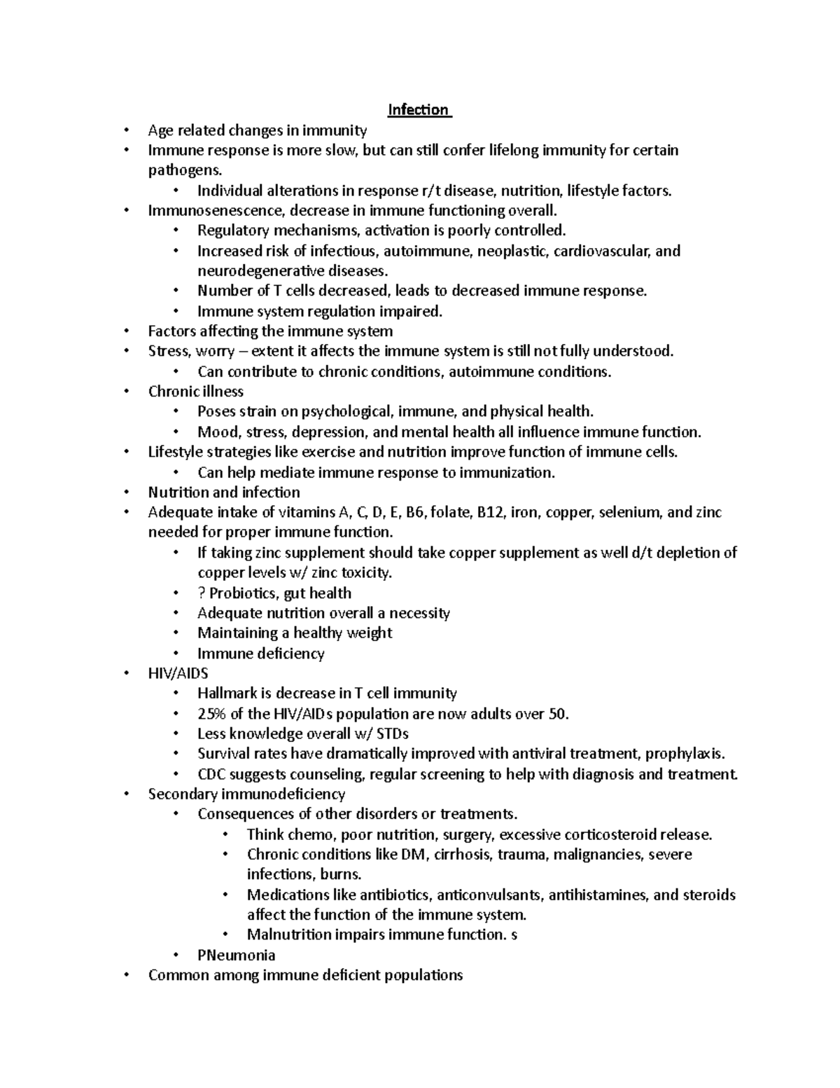 Infection - powerpoints in outline form plus extra notes - Infection ...