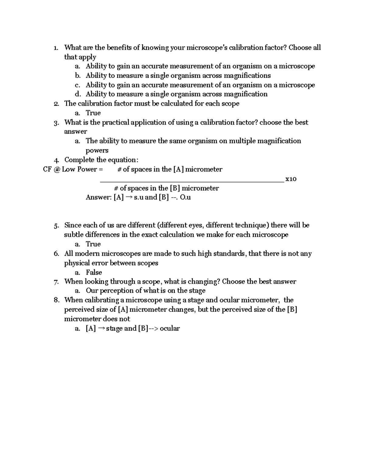 Microbiology lab 3 quiz What are the benefits of knowing your