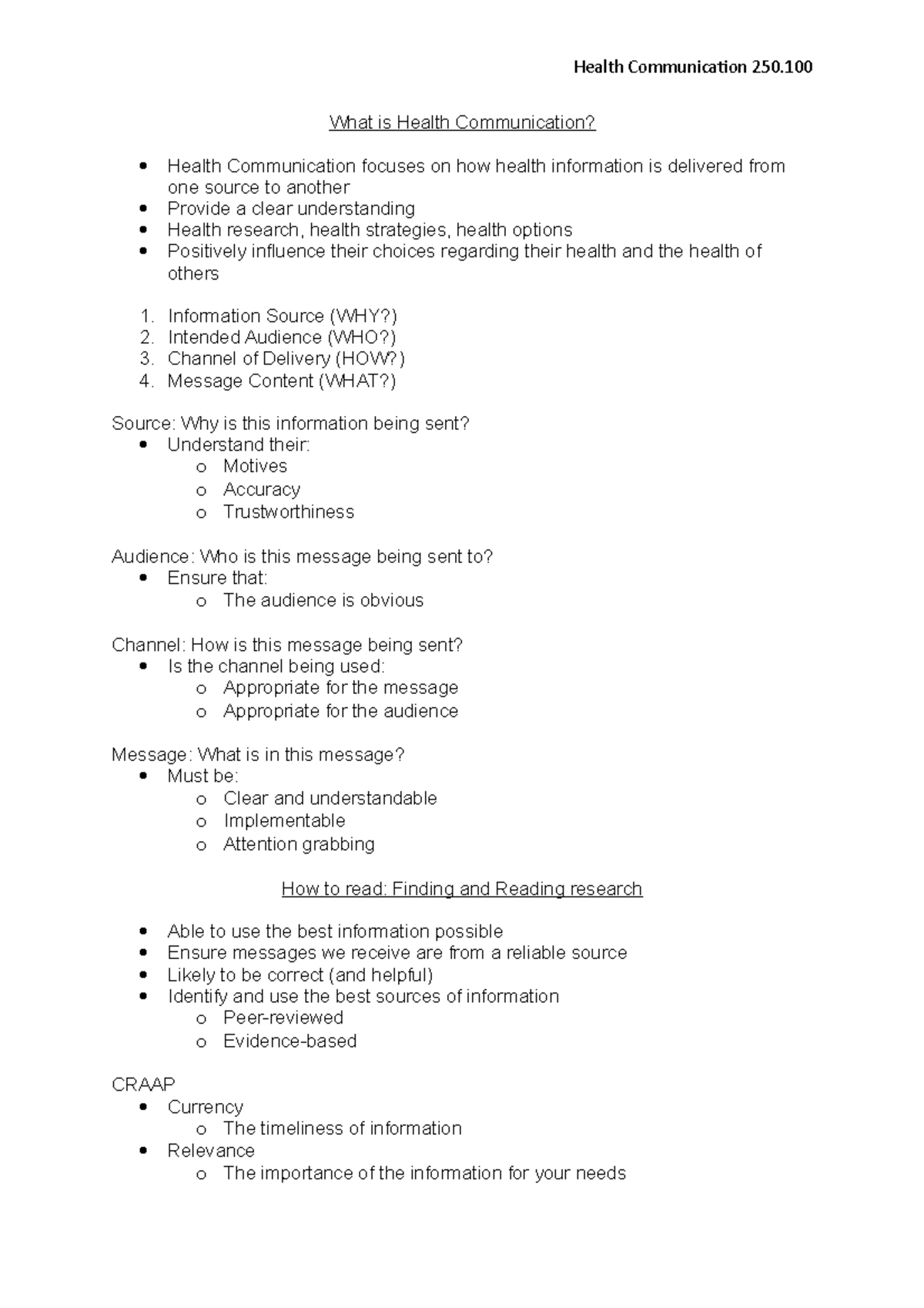 What is Health Communication and how to read and write for it - Health ...