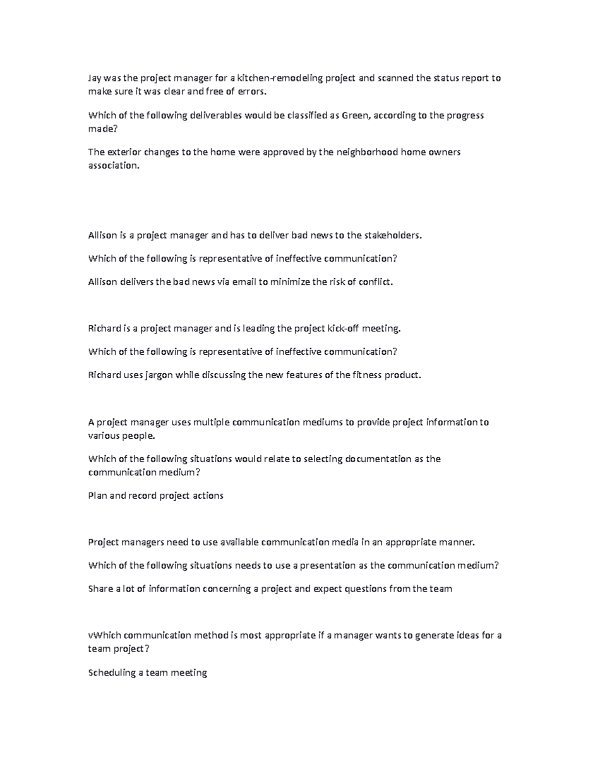 Jay Was the Project Manager for a Kitchen Remodeling Project – Expert Leadership Delivered