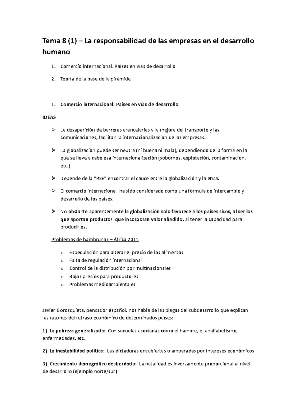 Tema 8 Apuntes de asignatura de responsabilidad social corporativa para ...