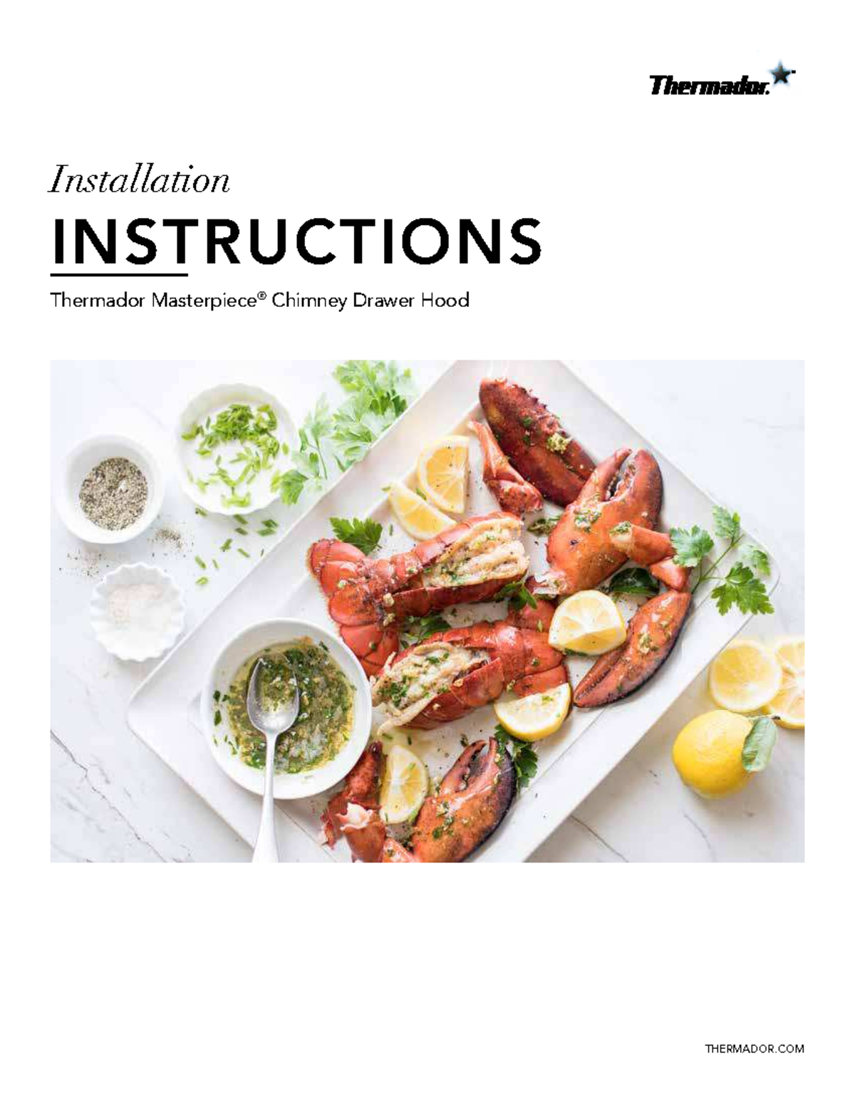 Thermador Range Hood Hi my name is blue and I THERMADOR