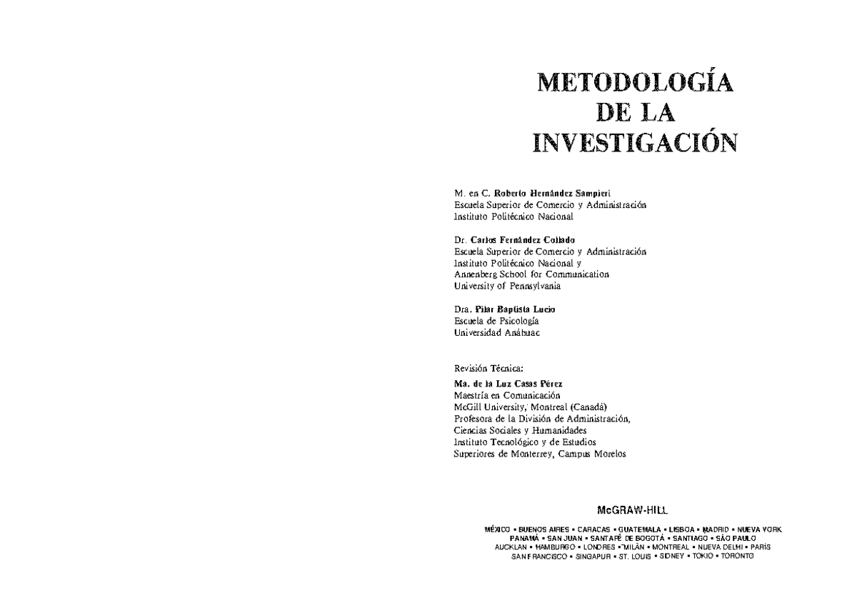 Lectura 6- (Baptista, Fernández, Hernández. Parte 2. Planteamiento