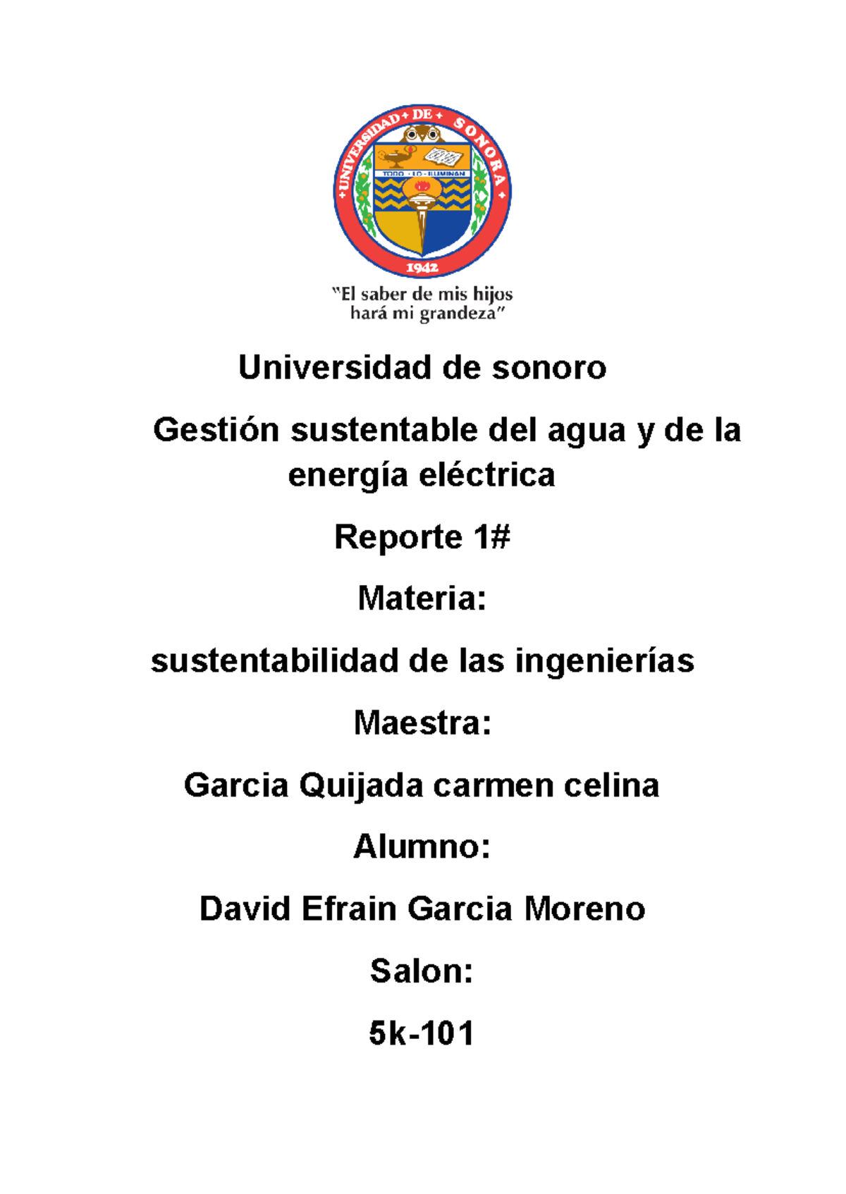 Sustentabilidad - es un reporte sobre Gestión sustentable del agua y de ...