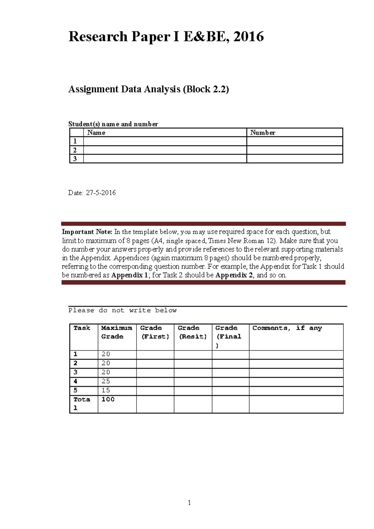 research paper data analysis