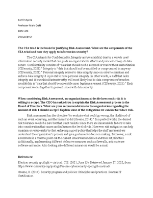 COM 470 Assignment 3 - Chapter 5 - Project 5.3: Locating and Using ...