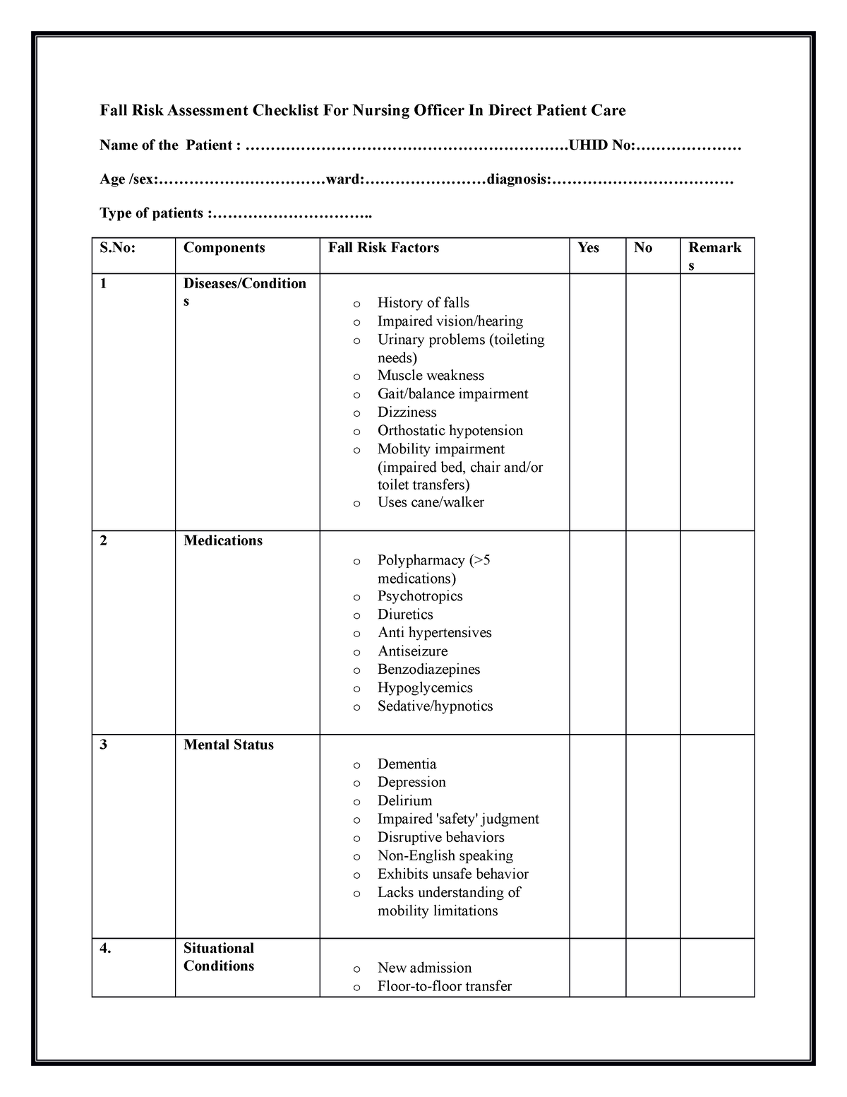 Fall Risk Assessment Checklist   Thumb 1200 1553 