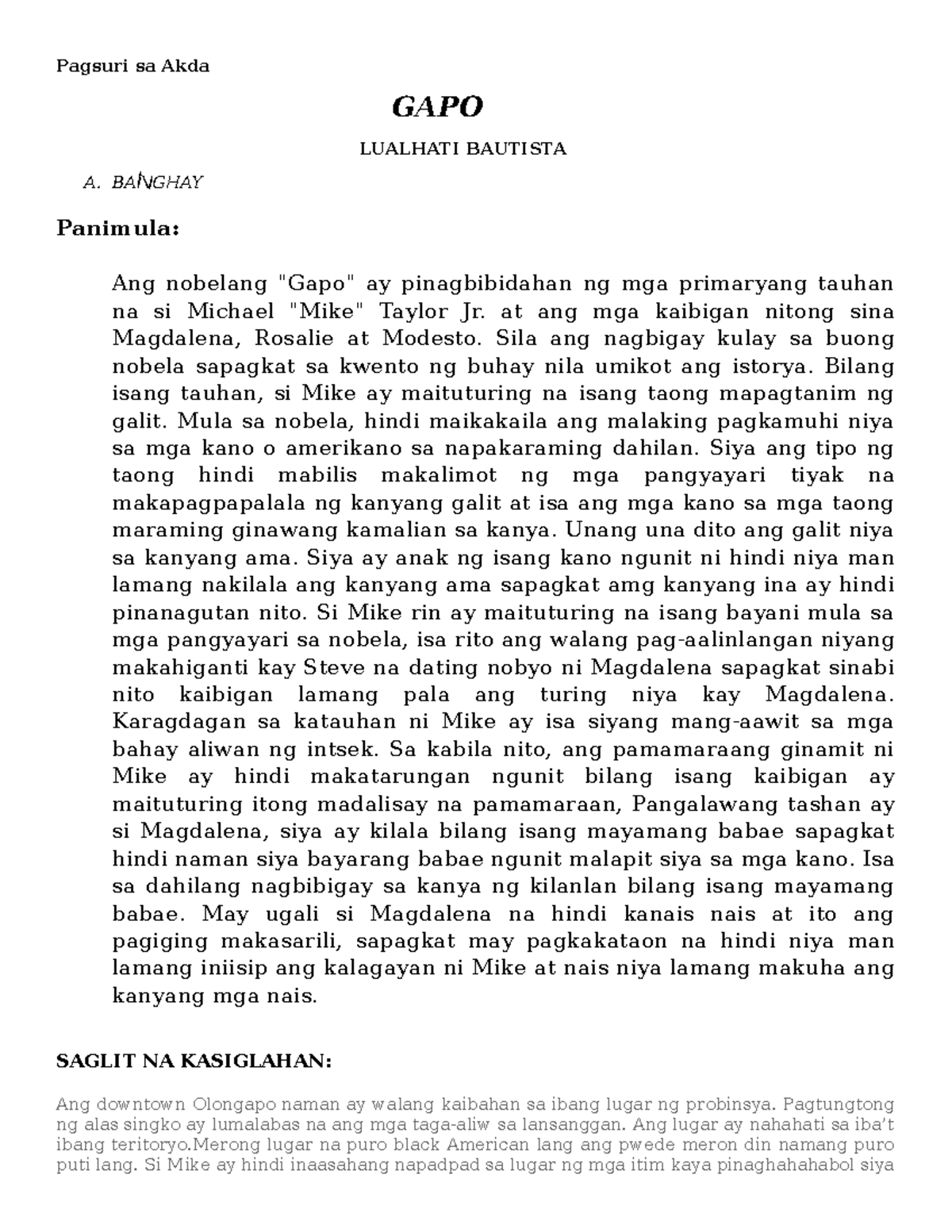 Gapo ni Lualhati B. (camilefronda) - Pagsuri sa Akda GAPO LUALHATI ...