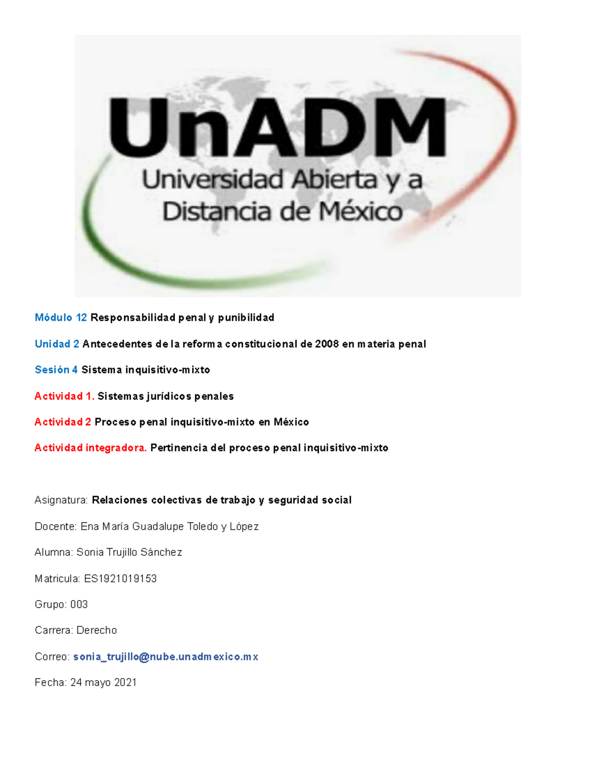 M12 U2 S4 SOTS - Responsabilidad penal y punibilidad - Módulo 12 ...
