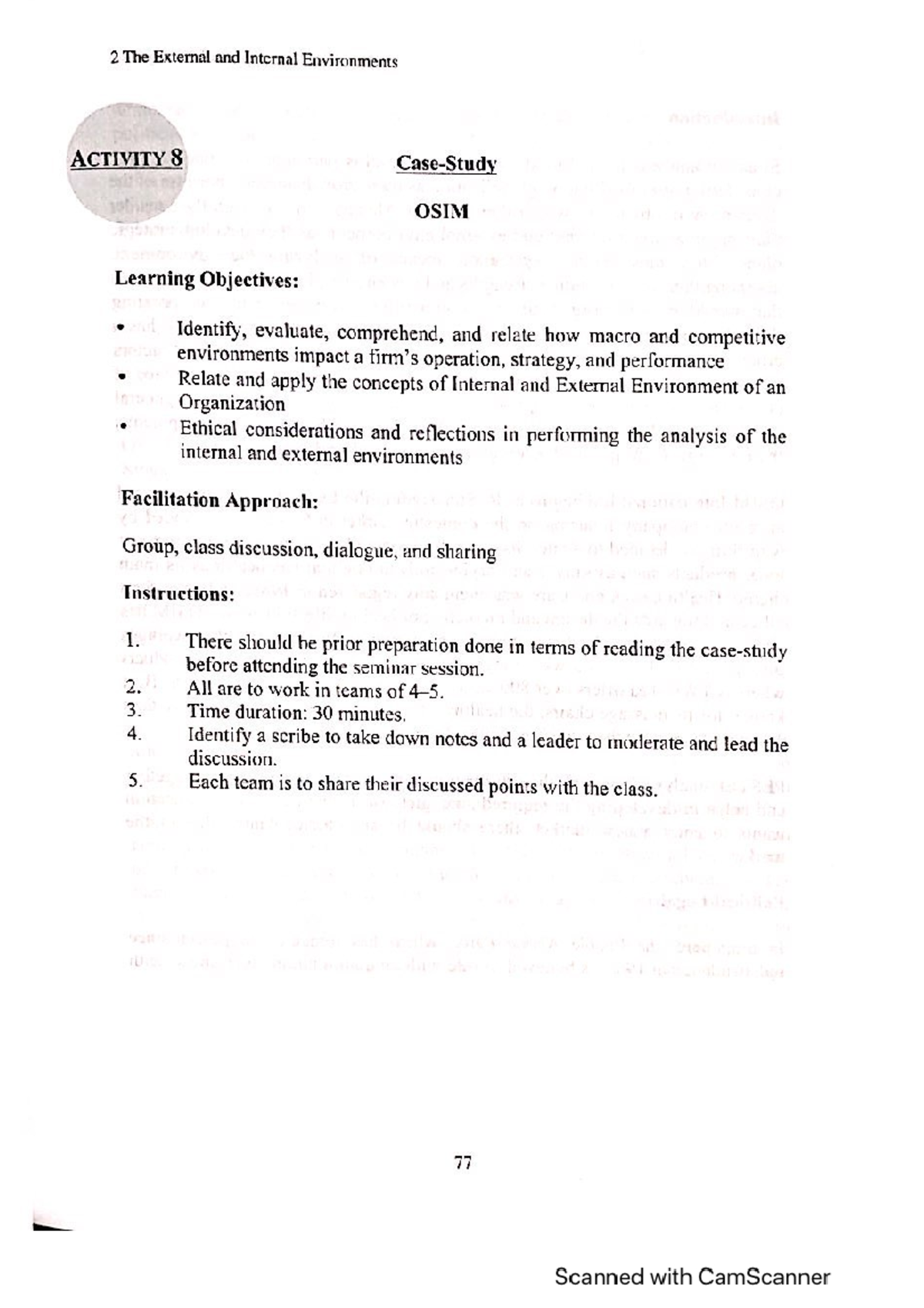 BE2601 Week 2 Case Study - BE2601 - NTU - Studocu