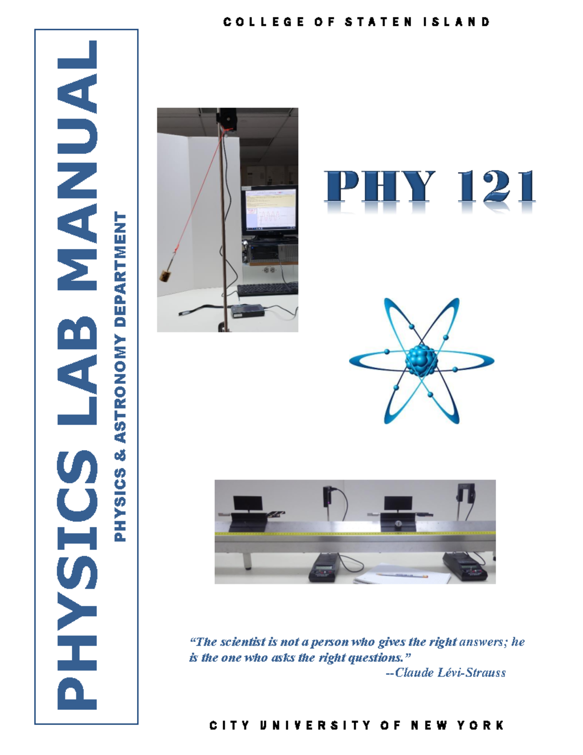 PHY121Lab Manual 2022 - Lecture - PHYSICS LAB MANUAL PHYSICS ...