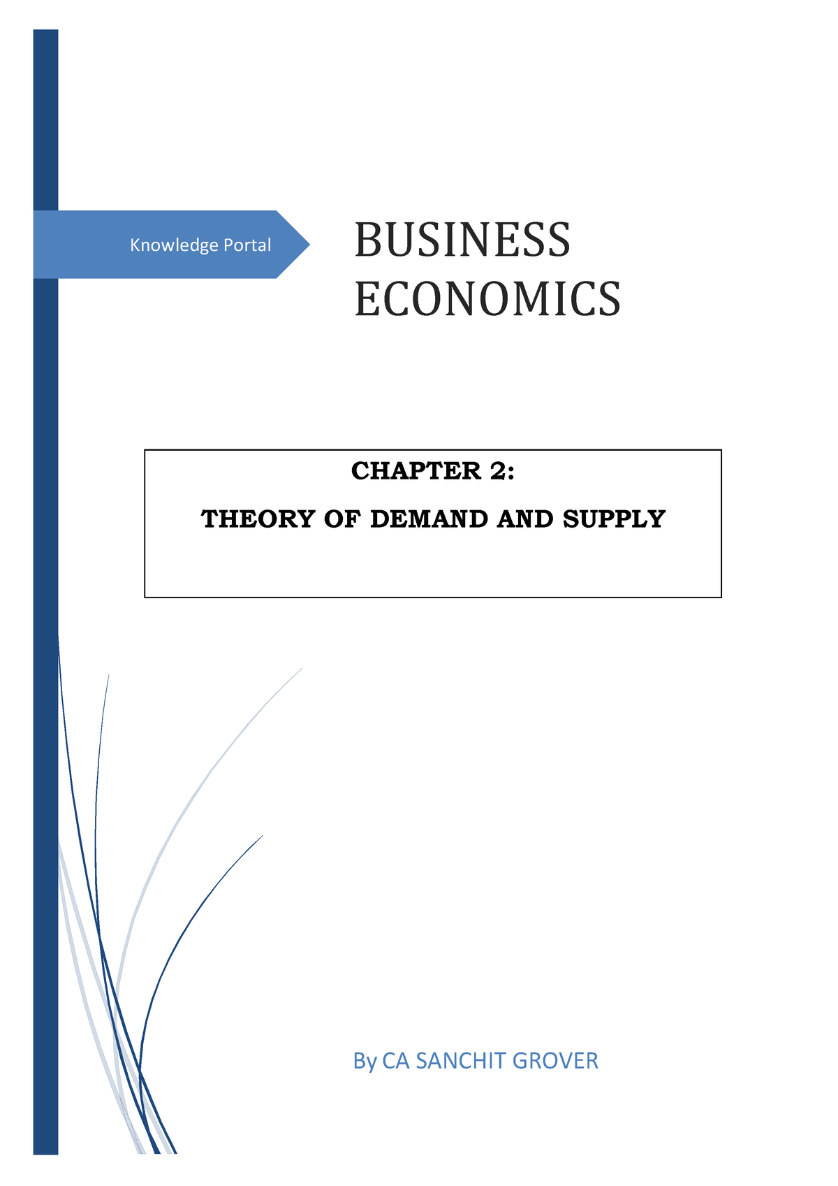 Chapter 2 Business Economics Revision - Knowledge Portal BUSINESS ...