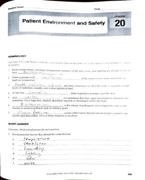 Ch16 Study Guide Fundamental of nursing 6th Williams - TERMINOLOGY A ...