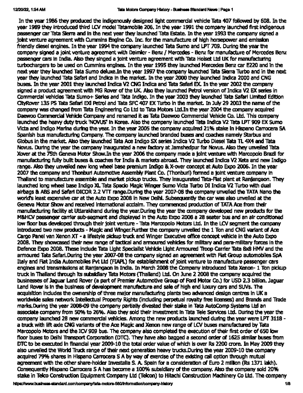 Tata text - cxer - BBA - Studocu