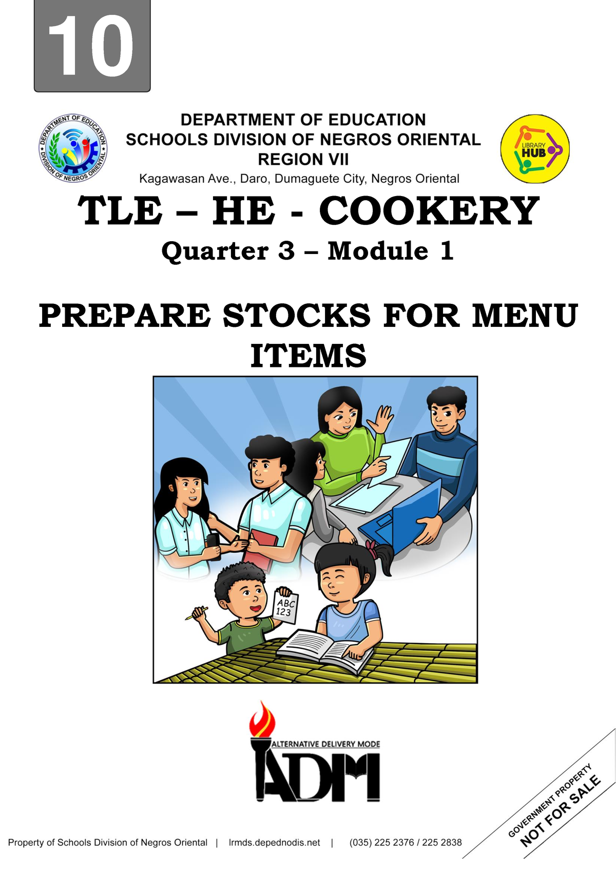 HE Cookery 10 Q3 Module 1 - 11 10 TLE – HE - COOKERY Quarter 3 – Module ...