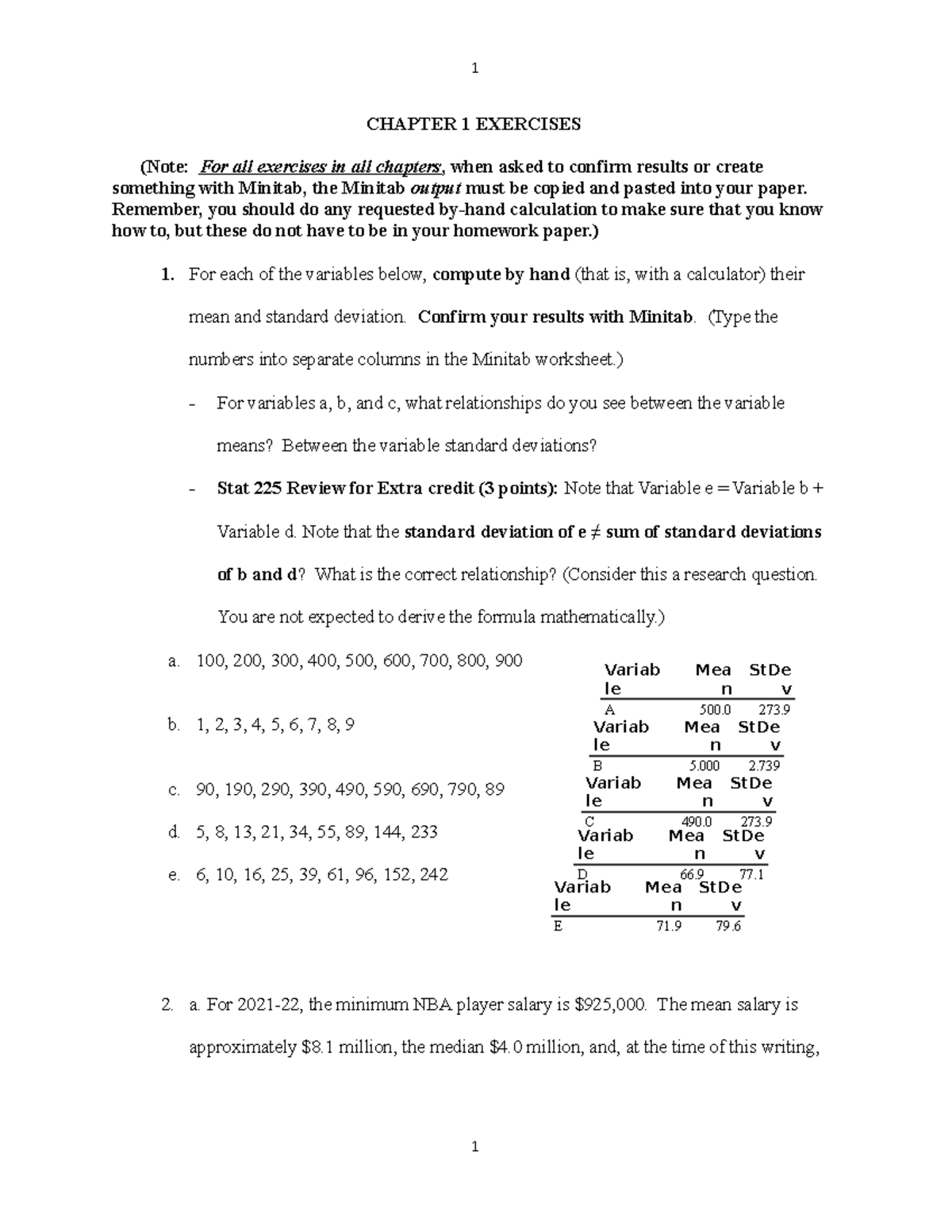 stats homework