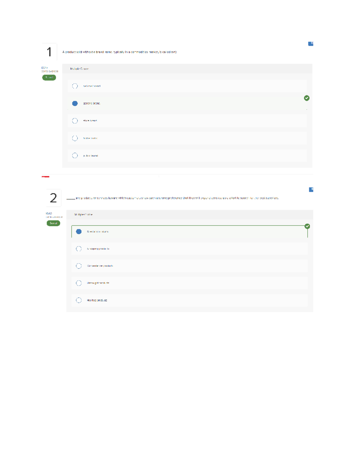 Quiz 9 Product, Branding, and Packaging Decisions MRKT 621 Studocu