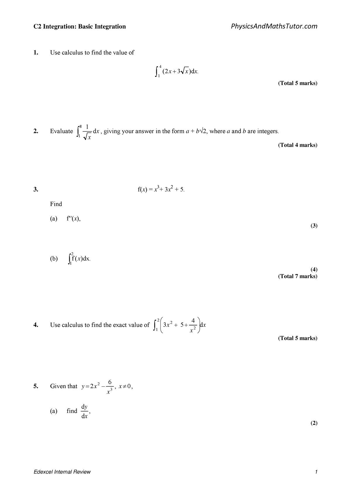 c2-integration-basic-integration-use-calculus-to-find-the-value-of